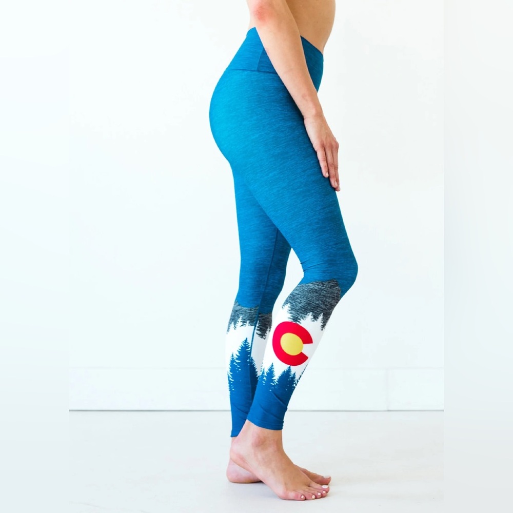 Colorado Threads Clothing Heather Native Yoga Pants High Waist Printed Leggings